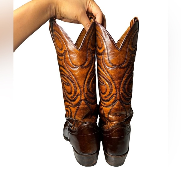 Dan Post Red Brown Boot Reddish Brown Size 8.5 - Picture 6 of 9